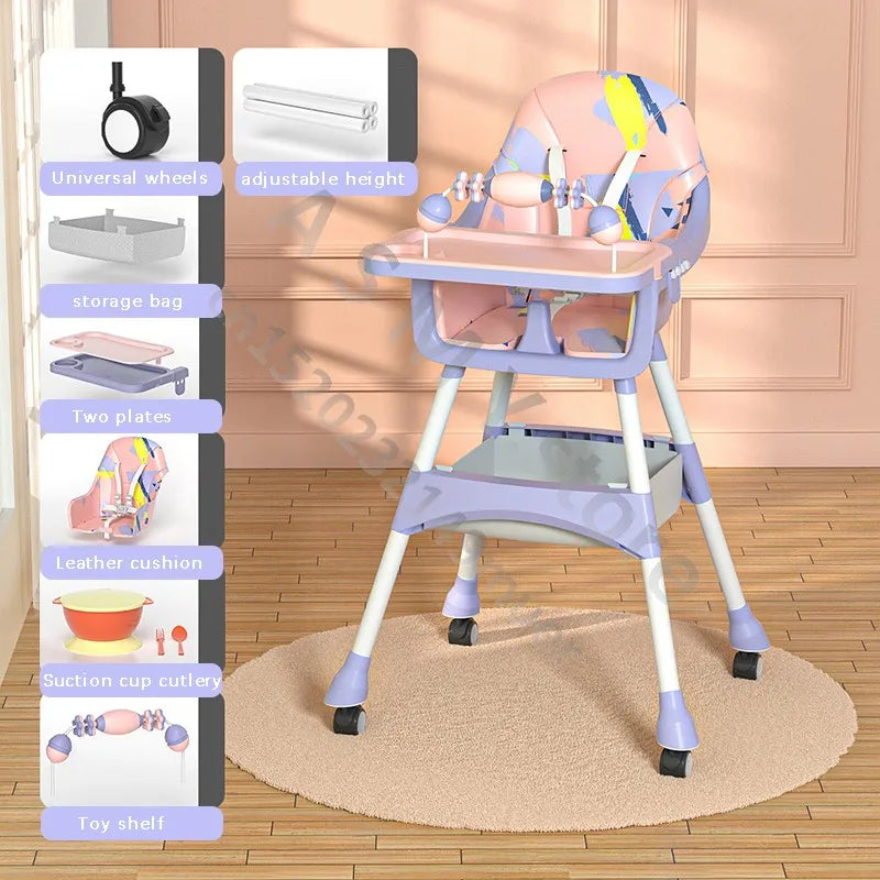 Baby Dining Chair 1-6Y: Multi-Functional & Adjustable