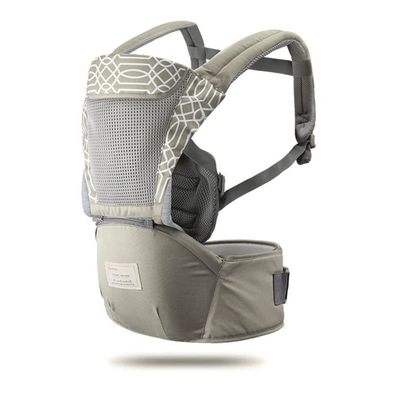 Ergonomic Baby Carrier 0-36M: Hipseat Sling & Wrap