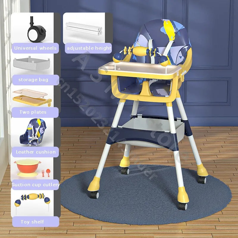 Baby Dining Chair 1-6Y: Multi-Functional & Adjustable