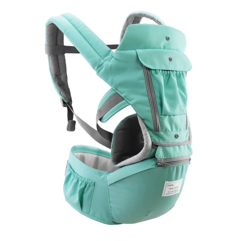 Ergonomic Baby Carrier 0-36M: Hipseat Sling & Wrap