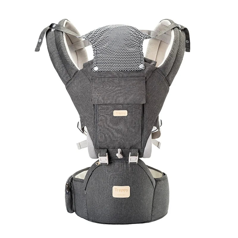 Ergonomic Baby Carrier 0-36M: Hipseat Sling & Wrap