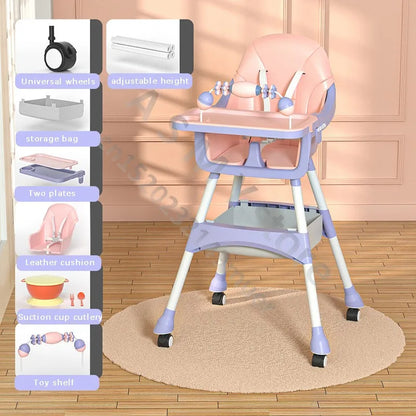 Baby Dining Chair 1-6Y: Multi-Functional & Adjustable