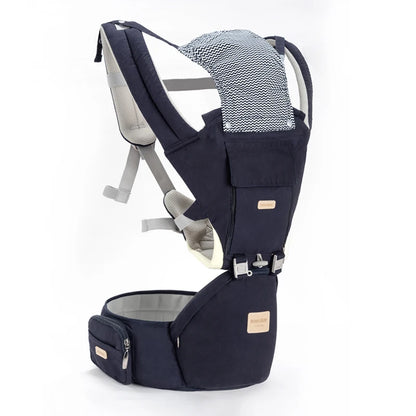 Ergonomic Baby Carrier 0-36M: Hipseat Sling & Wrap