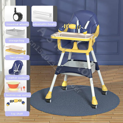 Baby Dining Chair 1-6Y: Multi-Functional & Adjustable