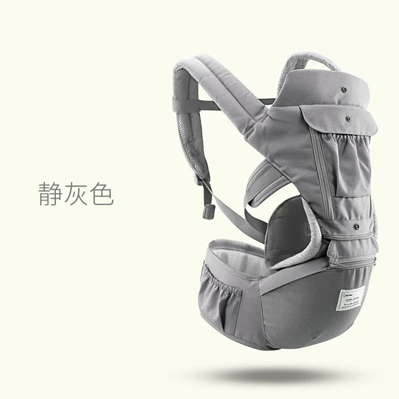 Ergonomic Baby Carrier 0-36M: Hipseat Sling & Wrap